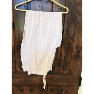 Victoria Secrets Sleep Bed Lounge Wear Womens Large Pants Tie Type